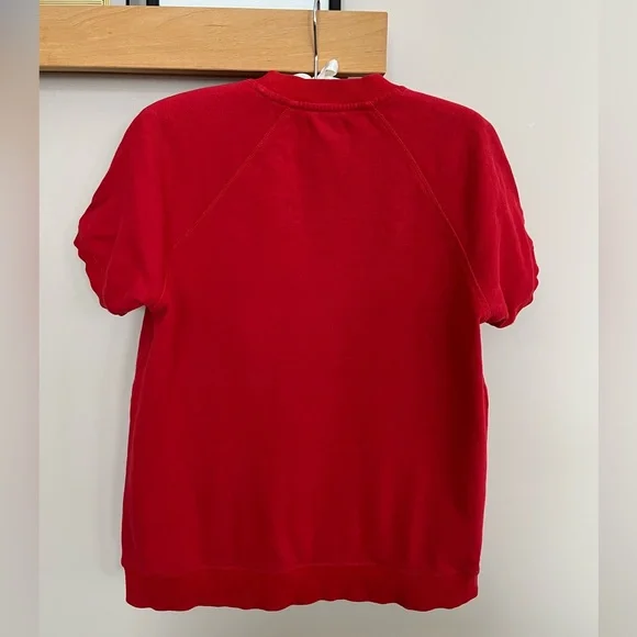 Toad & Co women’s Epiq short sleeve sweatshirt crew size medium in canoe red - Picture 3 of 13